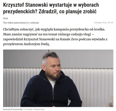 M.....s - Krzysiu Bosak powiedział w Radiu Zet, że chciałby wystawić wspólnego kandyd...