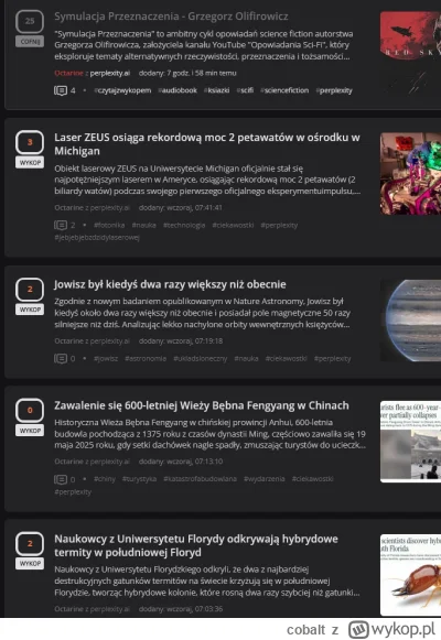 cobalt - OP to chyba ma jakąś obsesję na wrzucaniu wyników generowanych przez perplex...