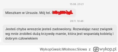WykopGwalciWolnoscSlowa - Jakiś czas temu powiedziałem mamie, że gość z którym jest w...
