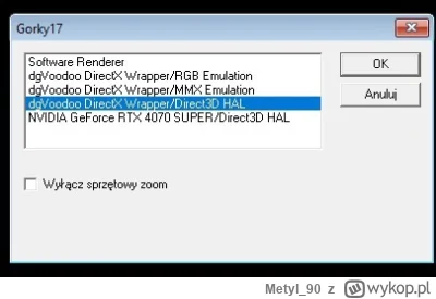 Metyl_90 - @Maviux: No właśnie wszystkie możliwe sposoby i mi nie działa. Wersja GOG,...