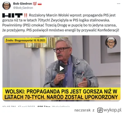 naczarak - @NaWykopWchodzeIronicznie: 
also słowa samego pracownika TVPiS Marcina Wol...