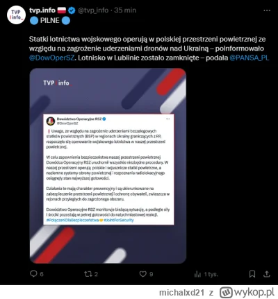 michalxd21 - @why1sthat: Skoro nie sieje paniki to czemu używa w tym wypadku uwielbia...