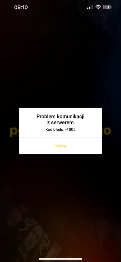 sznioo - Działa wam #polsatboxgo na ios? U mnie od wczoraj taki komunikat się wyświet...