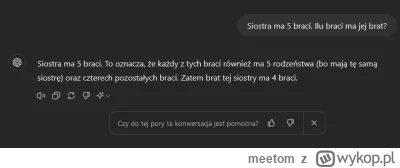 meetom - @Krolik: @Rick_Sanchez Na pewno pytacie 4o? Bo u mnie nawet po polsku od kop...