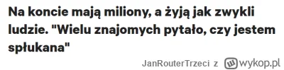 JanRouterTrzeci - Typowe w polaczkowie xD 

Po co się interesować stanem konta czy il...