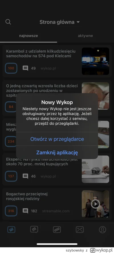szybowsky - Czy wykop działa na iOS? #nowywykop