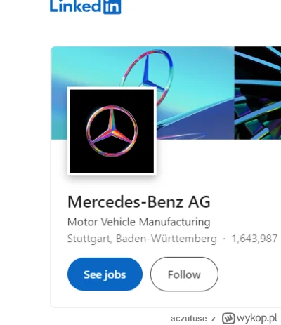 a.....e - Kto jeździ #mercedes ten ( ͡° ͜ʖ ͡°)

https://www.linkedin.com/company/merc...