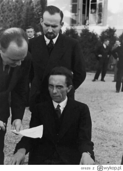 oreze - Fotografia zatytułowana „Oczy nienawiści” – Joseph Goebbels dowiaduje się, że...