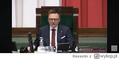 Ravastin - Moment w którym Marszałek Hołownia spostrzega rozsierdzonego karakana, wdr...