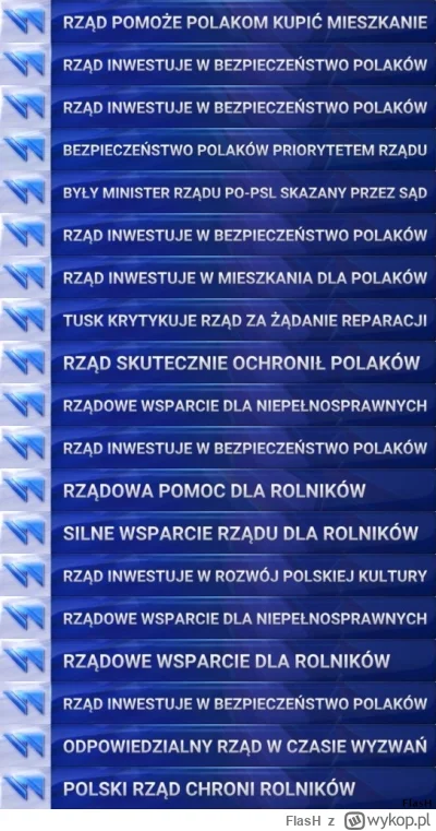 FlasH - "RZĄD" i "OPOZYCJA"  na paskach głównego wydania #wiadomości #tvpis.

Obiekty...