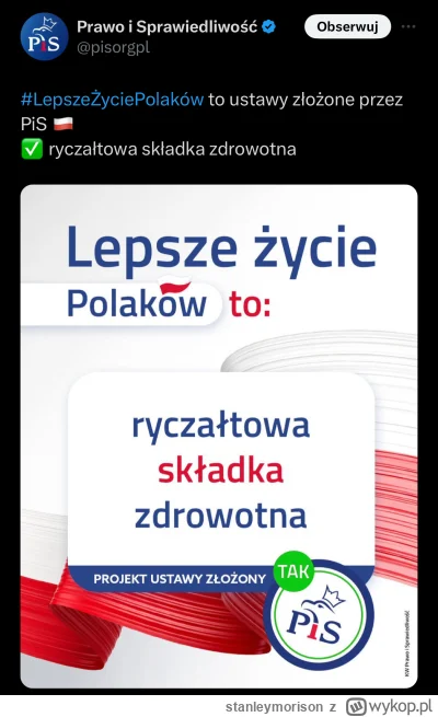 stanleymorison - Nowy PiS koryguje stary PiS xD

#bekazpisu #wybory #polityka