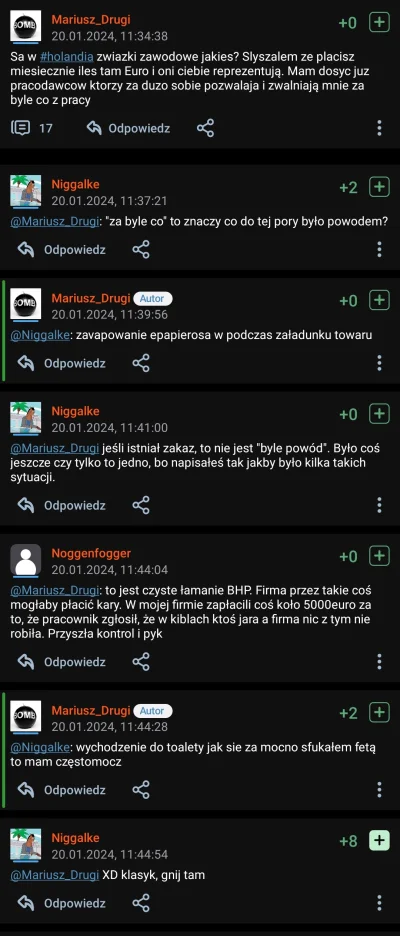 SaintWykopek - Pracodawcy w Holandii na za dużo sobie pozwalają. Powini rozumieć że p...