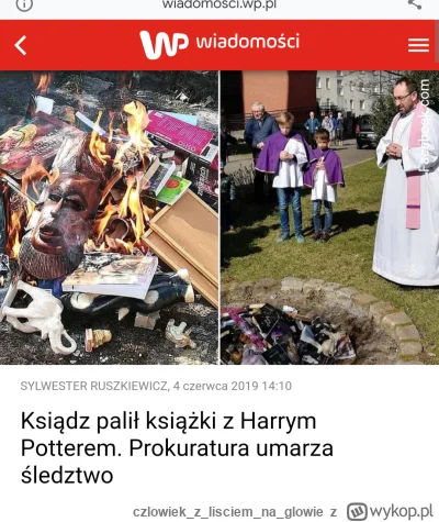 czlowiekzlisciemnaglowie - @tekserew 
W Polsce ksiądz palił