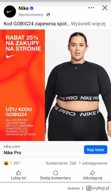 aeaeae - Kreatywne połączenie kodu rabatowego i modelki 🤣