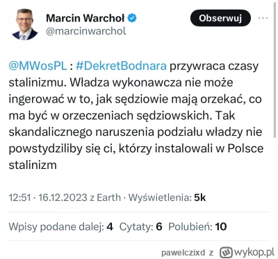 pawelczixd - Oderwany od koryta wiceminister sprawiedliwości porównuje czasy gdy zamo...