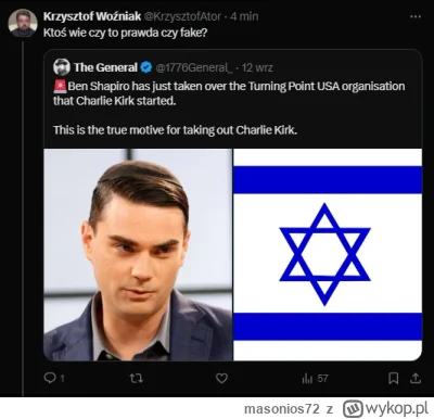masonios72 - Woźniak co udaje, że dla niego istotne jest czy coś jest prawdziwe czy f...