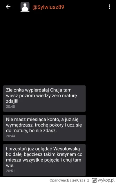 OpanowacBajzelCzas - #wykop ZDECYDOWANIE POLECAM UŻYTKOWNIKA BO WYKOPKIEM TO NAWET NI...