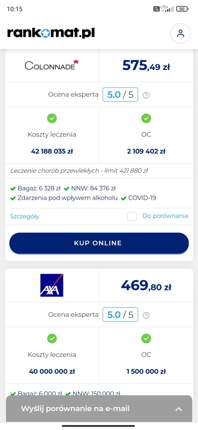 hostelowiecpl - @JWP1: G---o wiadomo o tych polisach, może dotyczyły samej Europy, al...