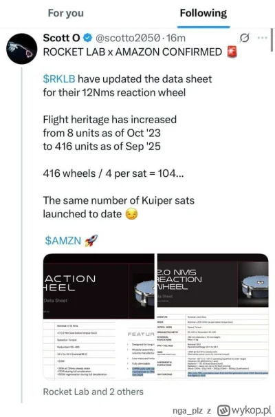 nga_plz - #rklb #gielda oficjalnie nie jest potwierdzone ale dziwny zbieg okolicznośc...