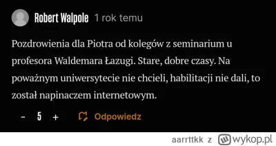 aarrttkk - Piotrek. Koledzy ze studiów z ciebie drwią. Może to też zniesławienie? Weź...