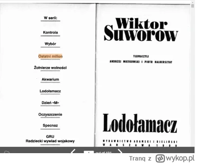 Tranq - mam sprawę, szukam książki-widmo, mianowicie książki Wiktora Suworowa "Ostatn...