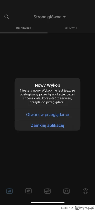 kalee7 - Mirki czemu mam taki komunikat na appce w ios