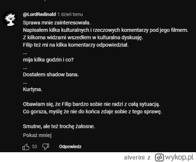 alverini - Taki komentarz pod filmem kiszaka, "kurtyna" XD dobra tag, kto tutaj nie m...