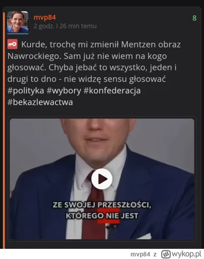 mvp84 - Co tu się o--------a??? +18 za taki post? #polityka #wybory