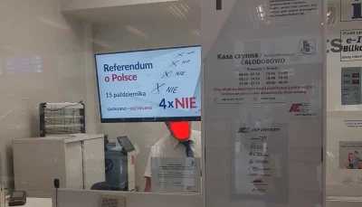 ruda_stuleja - Kasa na dworcu PKP w Katowicach. Po co oni to referendum robią i pytaj...