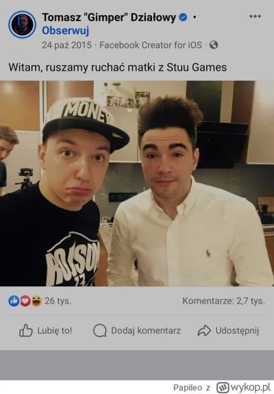 Papileo - Zauważyliście, że jak jakiś youtuber mówi, że "ru-cha matki" to najczęściej...