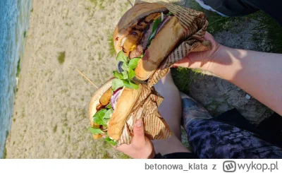 betonowa_klata - A ja wczoraj z niebieskim jadłam sztosik burgerka nad jeziorem i był...