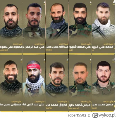 robert5502 - Mordy dziesięciu czołowych terrorystów Hezbollahu wyeliminowanych w ciąg...