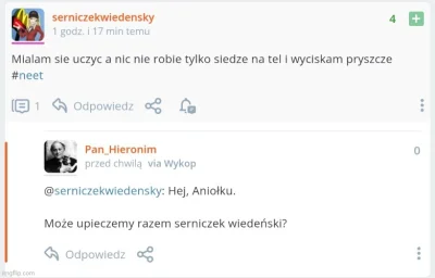 Pan_Hieronim - Zobaczymy, co odpisze. 

#przegryw