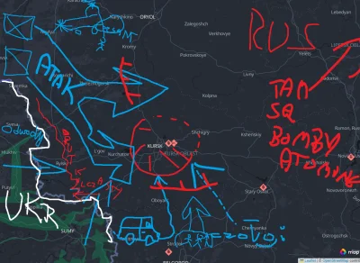 PrawdziwyEuropejczyk - #ukraina #rosja #wojna 
Bitwa pod Kurskiem, stan na 8.08.24, g...