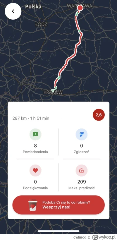 cwlmod - Podoba mi się ta północna obwodnica Krakowa. Omijanie pipidowek ba wylotówce...