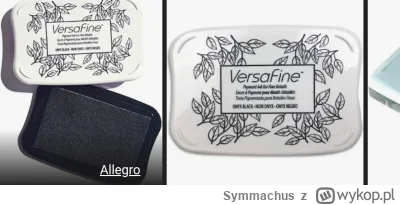 Symmachus - @FuczaQ do takich małych odbitek polecam versafine, mocny czarny tusz no ...