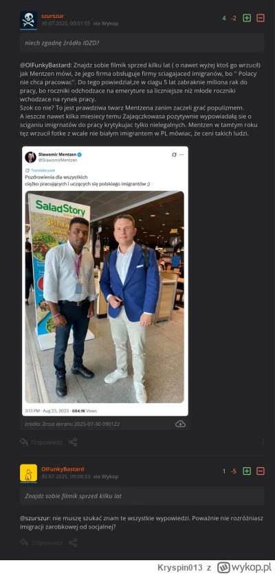 Kryspin013 - Jednym z najgłupszych argumentów (ogólnie pojętej) polskiej prawicy jest...