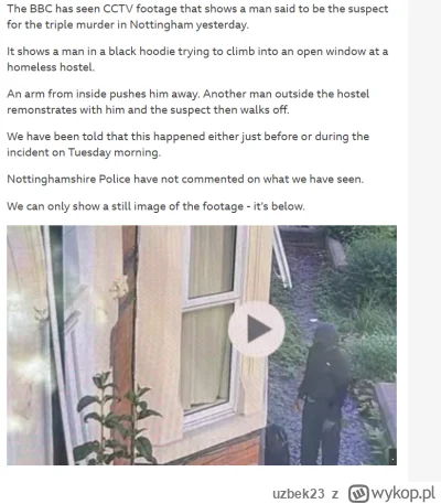 uzbek23 - @Medametcha:  BBC widzialo nagranie jak próbuje włamać sie do domu, ale go ...