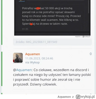 Aquamen - @bombastick: A o discordzie mówisz, wszedłem wtedy tak i tylko coś sapało t...