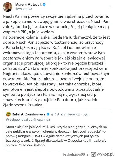 badreligion66 - #polityka Króciutko z Ziemkiewiczem.