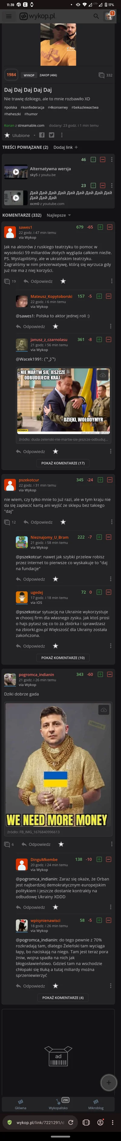 KonwersatorZabytkow - >a komentarze zalane pro rosyjskimi postami mówiącymi o "operac...