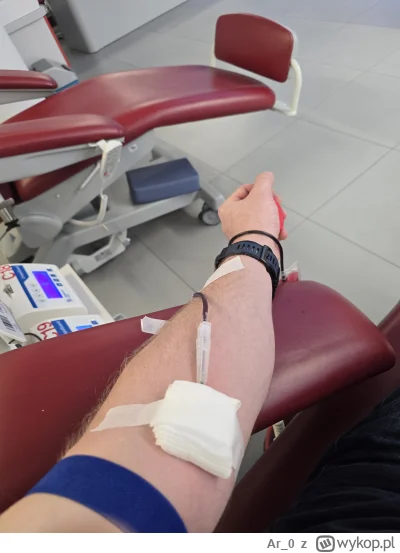 Ar_0 - 177 970 - 450 = 177 520
Data donacji - 09.04.2025
Rodzaj donacji - krew pełna
...