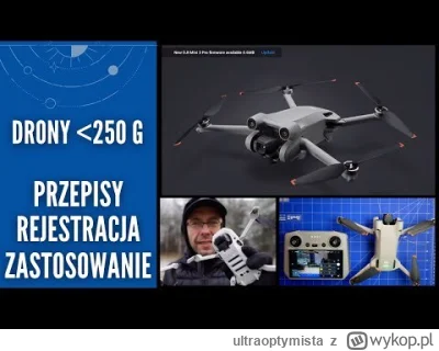 ultraoptymista - Drony o masie do 250g: Kompendium wiedzy na start 2023. Przepisy, re...