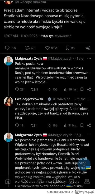 CipakKrulRzycia - #polityka  #ukraina #bekazkonfederacji
lubię jak się ciocie sprzecz...