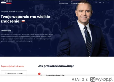 ATAT-2 - Wszedłem sobie na stronę Nawrockiego żeby znaleźć barwny program czy inne, c...