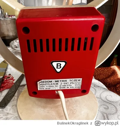 BulinekOkraglinek - Wiatraczek u Cioci. Data produkcji wrzesień 87r. 36 lat i dalej z...