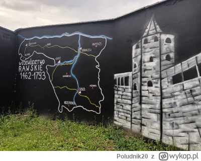 Poludnik20 - Mural przy ulicy Krakowskiej  w Rawie Mazowieckiej (woj. łódzkie)

#rawa...