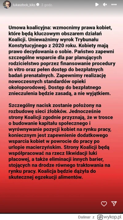 Dalinar - Czy KO odniosła się do wsparcia mężczyzn czyli ich dyskryminacji w sferze p...