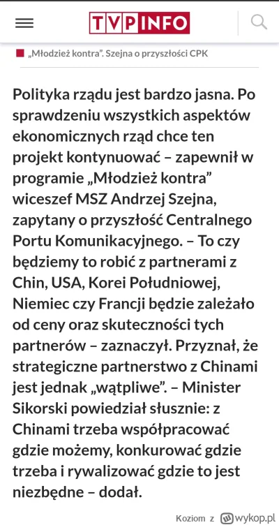 Koziom - Andrzej Szejna z Lewicy jest kolejnym politykiem, który potwierdza, że rząd ...