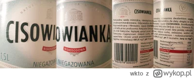 wkto - #listaproduktow
#wodamineralna niegazowana Cisowianka #cisowianka
aktualny skł...